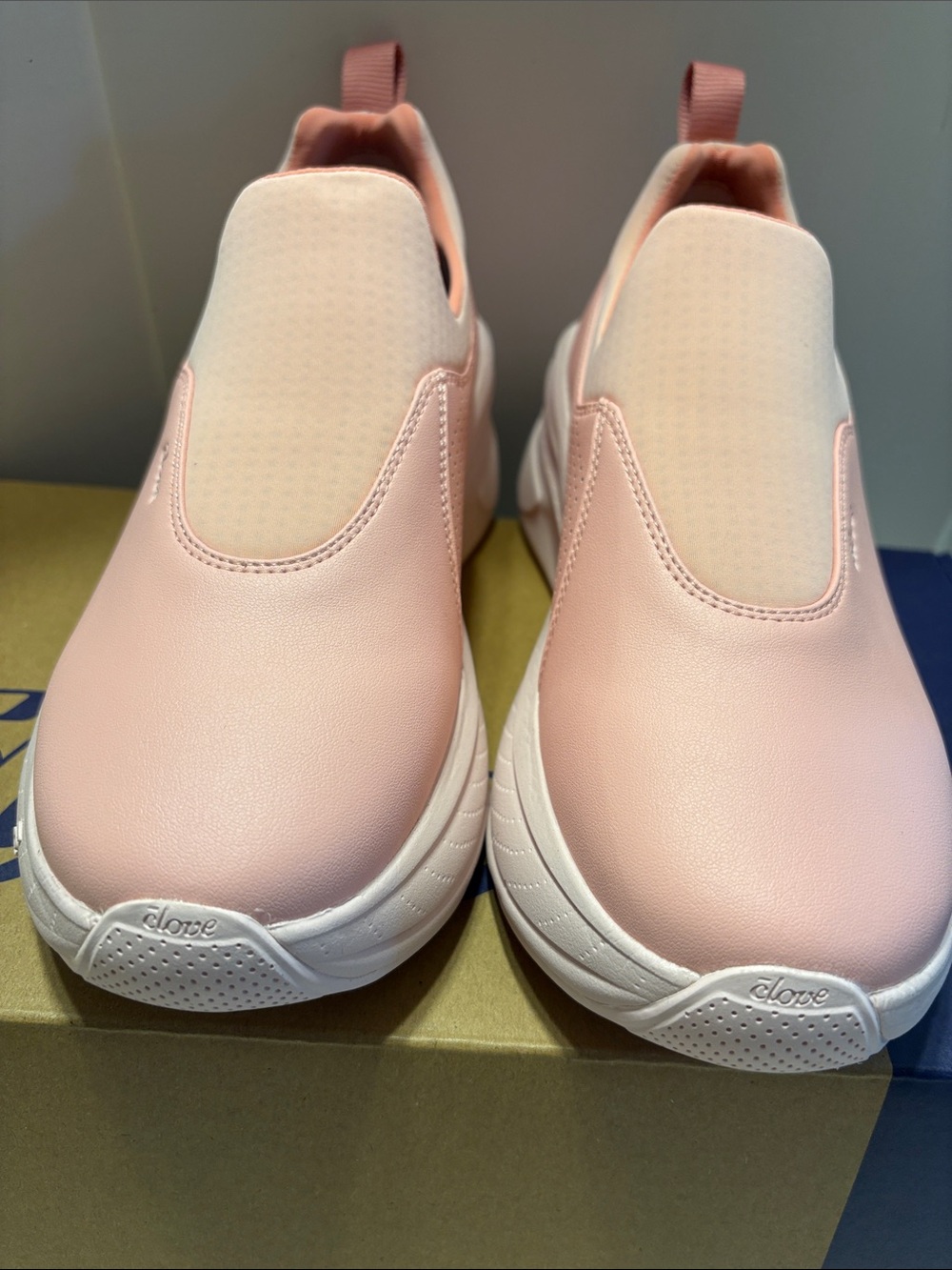 Clove Women's Slip-On Nursing Sneakers,  Pink, Designed for Nurses